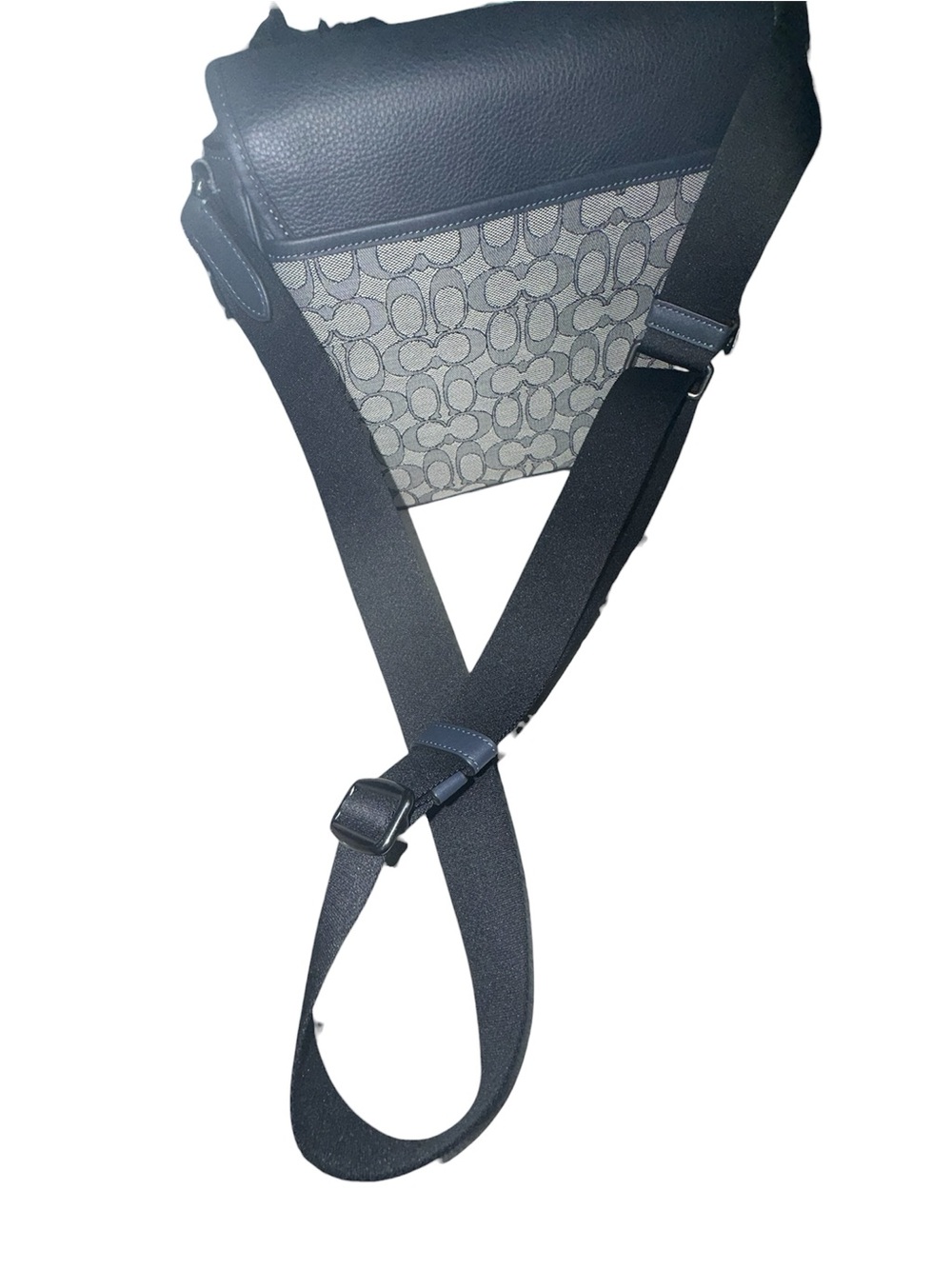 Coach Unisex Map Bag 26 Calf Leather w/ Gunmetal Hardware with Dustbag- NEW - Picture 8 of 8
